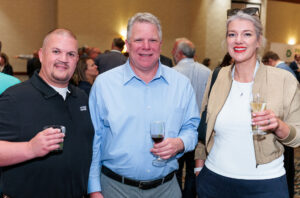 people enjoying the ISPA Welcome Reception